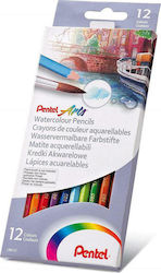 Pentel Arts Watercolour Pencils Set 12pcs