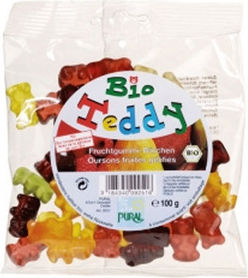 Pural Жълтици Teddy с Вкус Плодове Органичен Продукт 100гр
