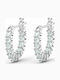 Swarovski Vittore Mini Σκουλαρίκια Κρίκοι με Πέτρες
