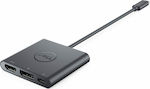 Dell USB-C to HDMI/DP with Power Pass-Through USB-C Stație de andocare cu Gri