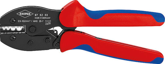 Knipex Preciforce Πρέσα Ακροδεκτών Διατομής 0.5 - 10mm² PreciForce (Μήκος 220mm)