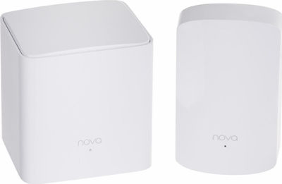 Tenda Nova MW5 WiFi Mesh Network Access Point Wi‑Fi 5 Dual Band (2.4 & 5GHz) Double Kit