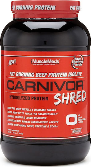 Muscle Meds Carnivor Shred Gluten & Lactose Free with Flavor Chocolate 1.036kg