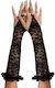 Softline 7708 Lace Gloves Sexy Γάντια Μαύρα