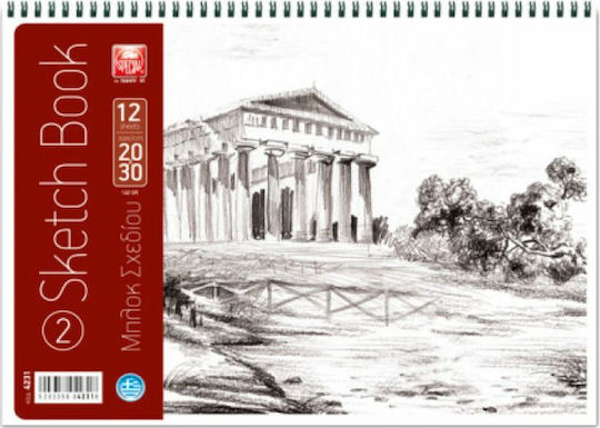 Typotrust Μπλοκ Σχεδίου Ελεύθερου Σχεδίου No.2 20x30cm No2 20x30cm Διάφορα Σχέδια 10τμχ