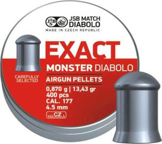 JSB Match Diabolo Exact Monster Pellets Airgun 4.5mm 400pcs 0,870g / 13.43gr 400pcs
