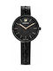Swarovski Cosmopolitan Uhr mit Schwarz Metallarmband