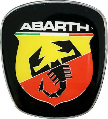 Race Axion Αυτοκόλλητο Σήμα Abarth 6 x 6.6cm για Καπό Αυτοκινήτου