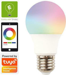 Eurolamp Smart Dimmable LED Bulb E27 A60 RGBW 850lm