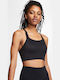 Nike Swoosh Luxe Women's Sports Bra without Padding Black