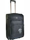 Diplomat Medium The London Collection Medium Fabric Black Suitcase With 2 Wheels Height 67cm
