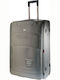 Diplomat Large Travel Suitcase Fabric Gray with 2 Wheels Height 77cm 6019-L