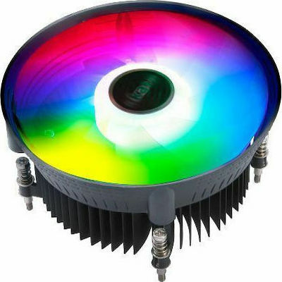 Akasa Vegas Chroma LG CPU Kühlung für Socket 1200 / 115x mit RGB Beleuchtung Schwarz