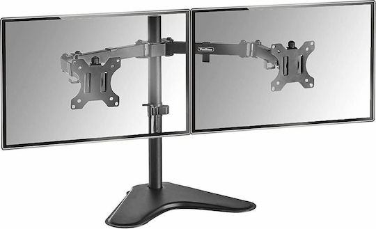 VonHaus Tabletop Suport pentru 2 Monitoare până la 32" cu Braț (3005117)