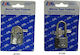 Eval Steel Padlock Brass with Key 40mm 1pcs