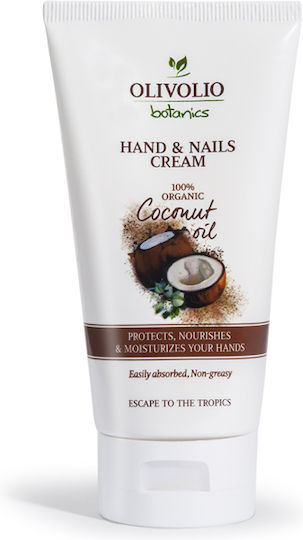 Olivolio Botanics Coconut Oil Moisturizing Hand & Nail Cream 150ml