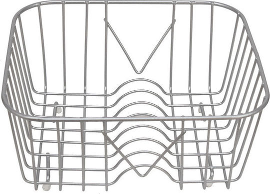 Sidirela Sită Pentru Chiuvetă Metalică Argintie 38x30.5x15.5cm