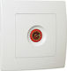 Makel Lillium TV Antenna Socket Terminal in Whi...