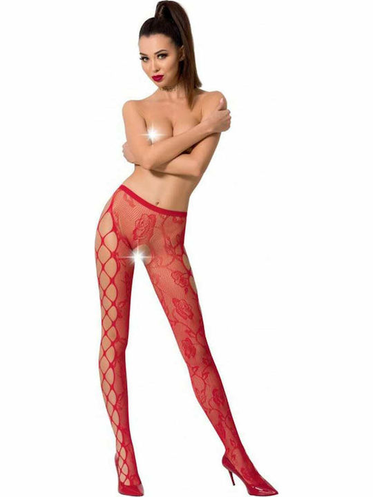 Passion S008 Dresuri Sexy Roșii Cu Decupaje