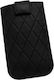 Volte-Tel Pop Leather Loop Sock & Pouch up to 5.1" Black 8121739