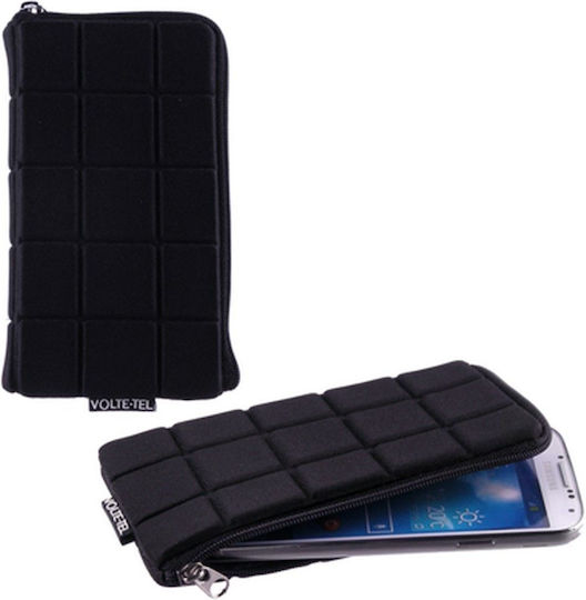 Volte-Tel Πουγκί Cube με Zipper έως 5.1" (Μαύρο)