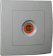 Makel Lillium TV-Buchse Antenne in Silber Farbe...