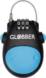 Globber Padlock with Cable Combination 1pcs