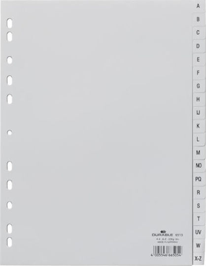Durable Indexuri de Plastic pentru Documente A4 cu Găuri 20buc 6516