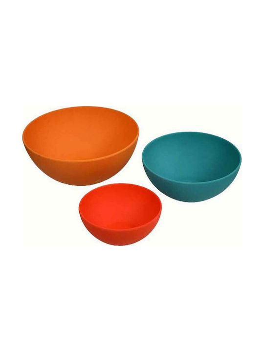 Dexam Bol de Servire Rotund din Bambus 3buc