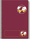 Globus Spiral Notebook Ruled A4 3 Subjects Clas...