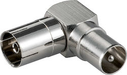 Goobay Coaxial masculin în Coaxial feminin 1buc (11391)