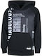 Fleece Επένδυση Kinder-Sweatshirt mit Kapuze und Taschen Schwarz Dancing