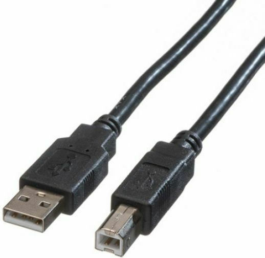 Roline 0.8m USB 2.0 Cable A-Male to B-Male (11.02.8808)