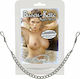 Cottelli Collection Nipple Chain Nipple Clamps in Silver Color