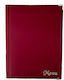 Papernote Menu Holder in Burgundy Colour 29.7x21 cm Menu A4 8P