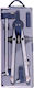 Luna Metallic Compass with Point, Pencil, Circle Cutter in Case