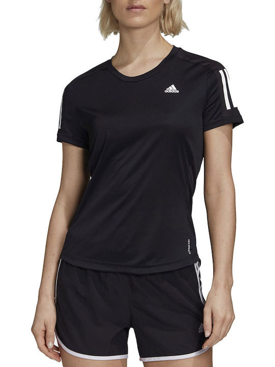 adidas Own the Run T-Shirt Black