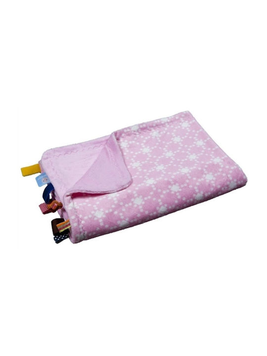 Snoozebaby Κουβέρτα Αγκαλιάς & Λίκνου Diamond Φούξια 75x100εκ.
