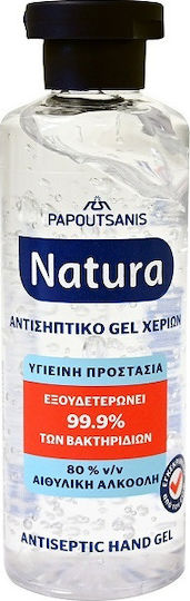 Papoutsanis Natura Antiseptic Hand Gel 80ml Natural