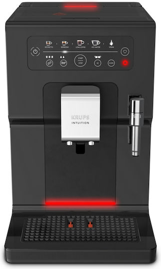 Krups Intuition Automatische Espressomaschine 1450W Druck 15bar mit Mahlwerk Schwarz