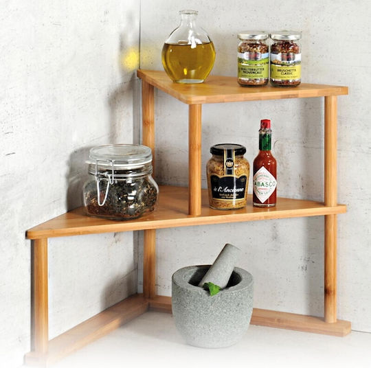 Kesper Bamboo Θήκη Μπαχαρικών από Μπαμπού Καφέ