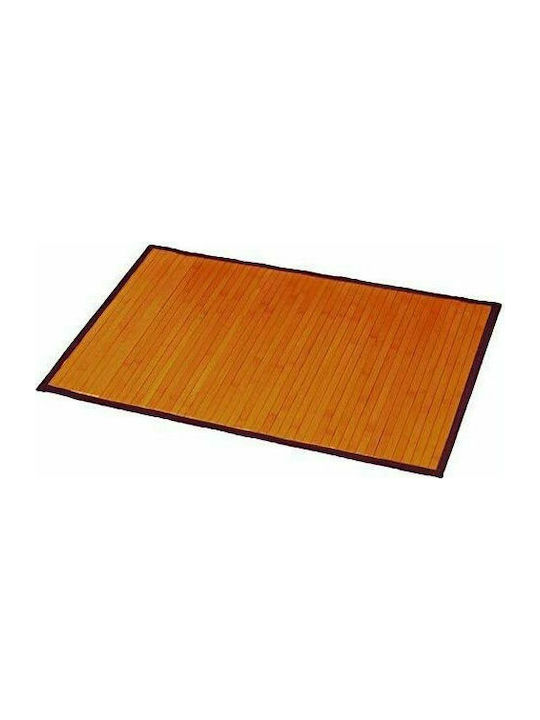 Aria Trade Πατάκι Μπάνιου Ξύλινο 7401162 Bamboo 50x80εκ.