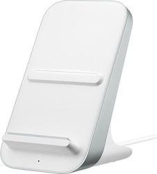 OnePlus Ασύρματος Φορτιστής (Qi Pad) 30W Λευκός (Warp Charge 30)
