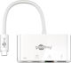 Goobay USB-C Docking Station με HDMI 4K PD Ethernet Λευκό (62105)