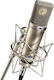 Neumann U-87 Ai Set Set Πυκνωτικό XLR Mikrofon Stoßmontiert für Gesang Nickel in Silver Farbe