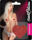 Cottelli Collection Titty Glitter Sticker Red