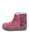 Garvalin Kids Leather Anatomic Boots with Zipper Pink