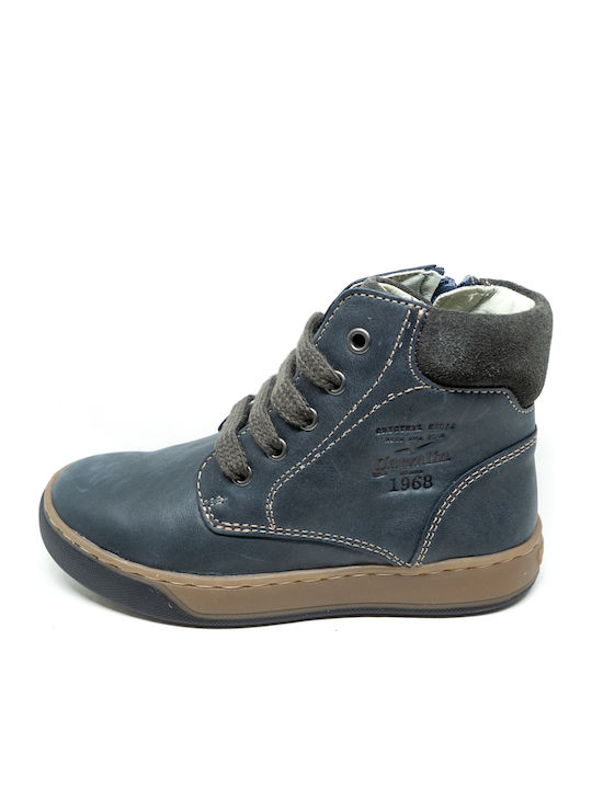 Garvalin Kinder-Sneaker Hoch Anatomisch Blau