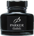 Parker Quink Ανταλλακτικό Μελάνι για Πένα σε Μαύρο χρώμα 57ml 57ml