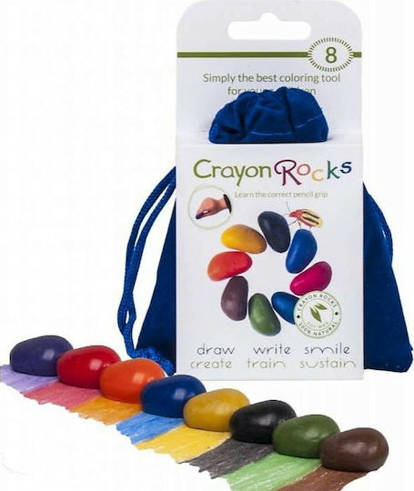 Crayon Rocks Сет Карандаши с 8 Цветове CRBVE08